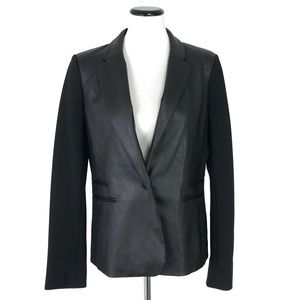 MICHAEL Michael Kors Faux Leather Blazer #370